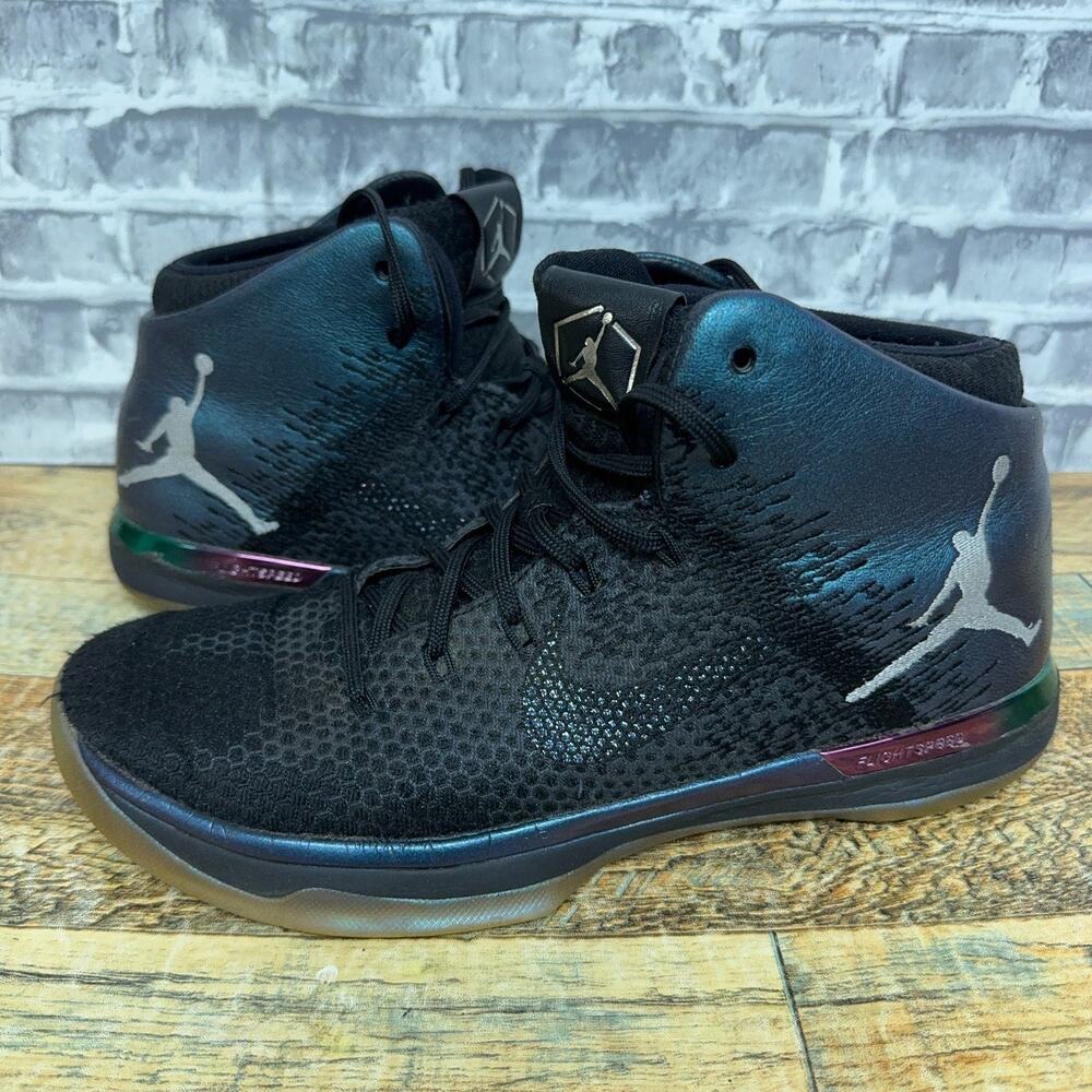 Nike Air Jordan 31 XXXI Chameleon Black Metallic All-Star 905847-004 Mens 9.5